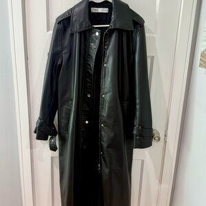 Zara Black Trench Coat